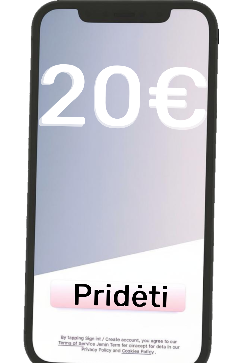 + 20 € į AQUABOX saskaitą